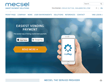 Tablet Screenshot of mecsel.com